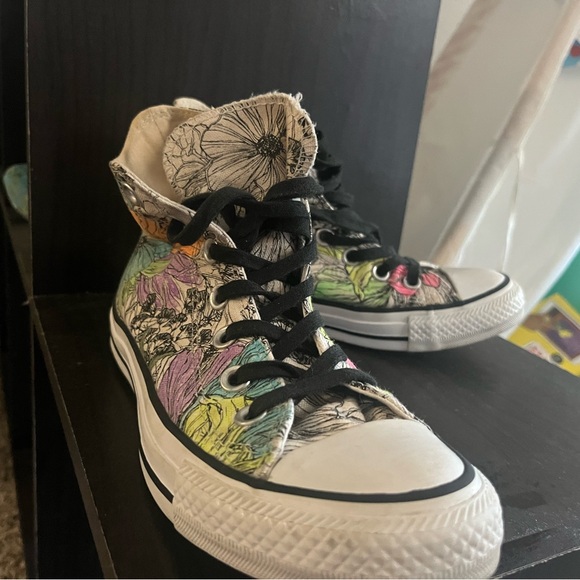 Converse Artsy Floral Colorful High Tops - Picture 7 of 11